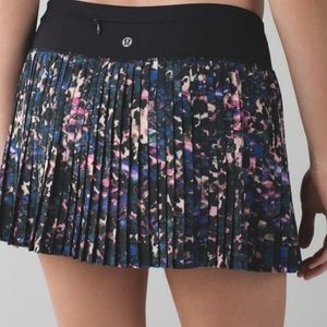 Lululemon pleat to street skirt floral multi